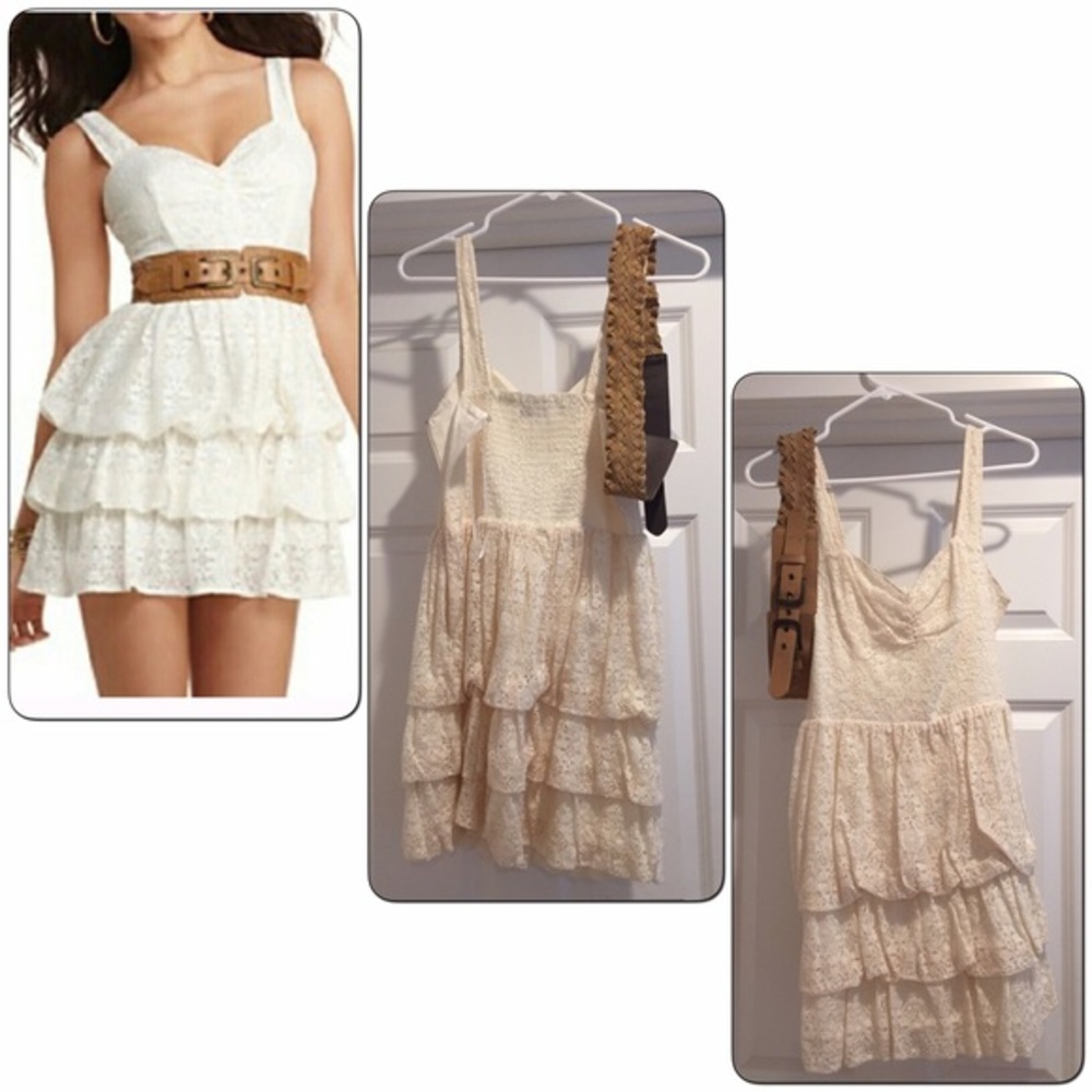 Guess lace dress with belt